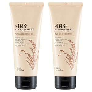 더페이스샵 미감수 브라이트 쌀겨 페이셜 클렌징 폼, 150ml, 2개