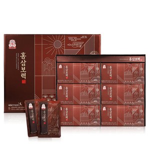 정관장 6년근 홍삼보력 60포 3000ml + 쇼핑백 가정의달 설 명절 선물세트, 50ml, 6개