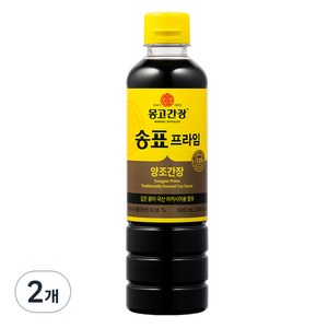 몽고간장 송표 프라임, 500ml, 2개