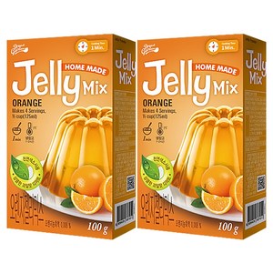 브레드가든 오렌지젤리믹스 젤리만들기, 100g, 2개