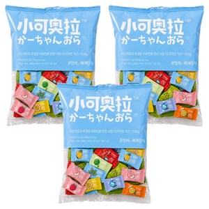 샤오커오라 민트향 비타민C 과일 12종 믹스 무설탕 사탕 캔디, 100g, 3개