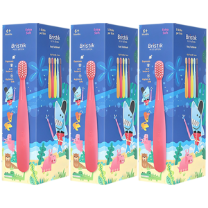 브리스틱 에르고 유아칫솔 5종 세트, 혼합색상, 5개입, 3세트