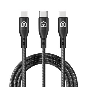 홈플래닛 PD 60W CtoC 초고속충전 볼트우븐 단선방지 케이블
