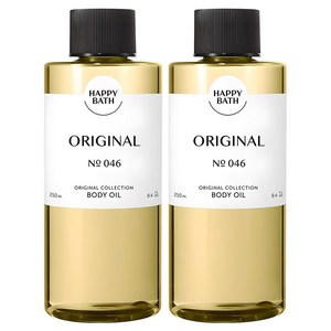 해피바스 오리지널 컬렉션 바디오일 오리지널향, 250ml, 2개