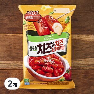 풀무원 쌀 치즈 & 치즈 떡볶이 2인분, 398g, 2개