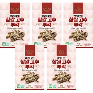 찹쌀 고추 부각, 30g, 5개