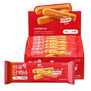 프로틴방앗간 하루단백바 제트 시나몬츄러스맛