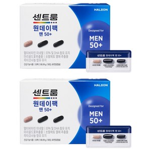 센트룸 원데이팩 맨50+ 멀티비타민, 30회분, 2개
