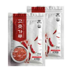 류씨네 중국산 고춧가루 김치용, 1kg, 2개