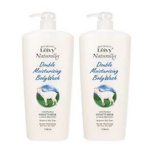 레이비 산양유 바디워시 플로럴 코튼향, 1.15L, 2개