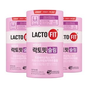 락토핏 슬림 유산균, 120g, 3개