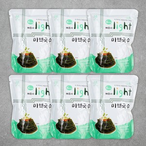 해조미 라이트16 미역국수, 300g, 6개