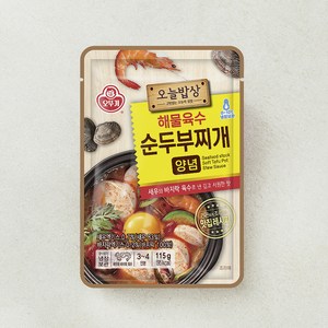 해물육수순두부찌개양념, 115g, 1개