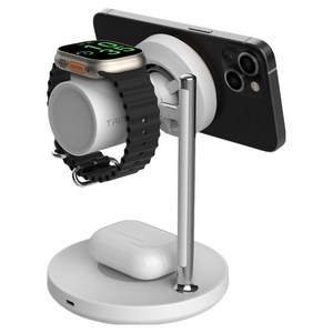 트리니 Qi2 25W BLDC 쿨링팬 맥세이프 3in1 초고속 무선충전기 TR-Qi25W