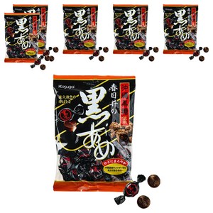 카수가이 구로 아메 흑설탕 사탕, 129g, 6개