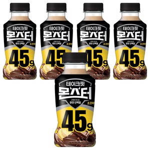 테이크핏 몬스터 초코바나나 근육이 마시는 완전 단백질, 350ml, 5개