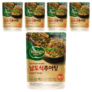 비비고 남도식 추어탕, 460g, 5개