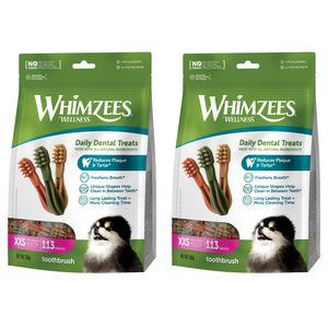 웰니스윔지스 강아지 밸류백 덴탈껌 칫솔 XXS, 칫솔, 360g, 2개