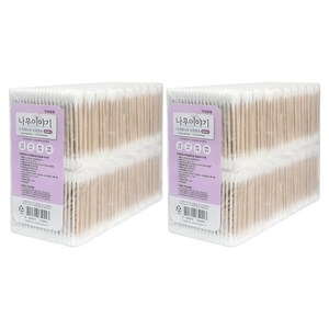 나무이야기 일반형 더 착한나무 순면면봉, 100개입, 40개