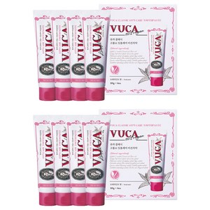 뷰카 클래식 고불소 프레쉬민트향 잇몸케어 치약, 110g, 8개