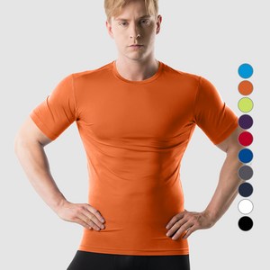 아르메데스 남성용 언더레이어 무지테크핏 반팔 상의 AR-51