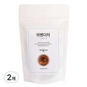 청년농원 저온가공 라벤더차 삼각티백, 1g, 50개입, 2개