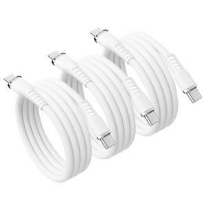 홈플래닛 꼬임방지 프리미엄 실리콘 초고속 충전 케이블 C to C PD 60W