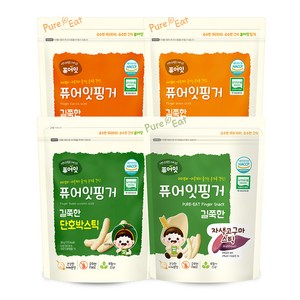 퓨어잇 핑거 길쭉한 야채스틱 과자 4종 세트