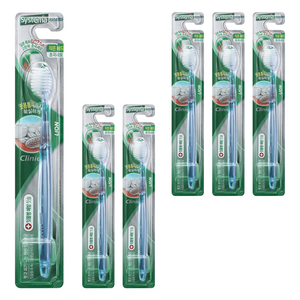 시스테마 클리닉 콤팩트 칫솔 색상랜덤, 1개입, 6개