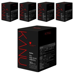 카누 마일드 로스트 아메리카노 원두커피믹스, 1.6g, 30개입, 5개