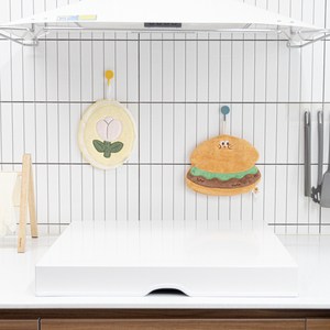 주식회사아텍스 국내산 인덕션 덮개, 모던화이트, 65 x 54 x ..., 1개