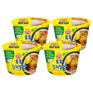 오뚜기 컵밥 톡톡김치알밥, 227g, 4개
