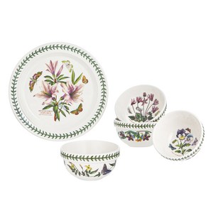 포트메리온 보타닉가든 스타터 2인 세트 5p, 세트F, 대접시 + 공기 2..., 1세트