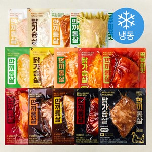 한끼통살 통살 소스 닭가슴살 14종 세트 (냉동)