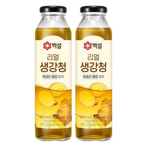 백설 리얼 생강청, 310ml, 2개