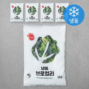 식재료마당발 중국산 브로컬리 (냉동), 1kg, 5개