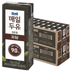 매일두유 검은콩, 190ml, 48개
