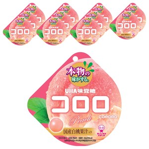 코로로 미카쿠토 복숭아맛 젤리, 40g, 12개
