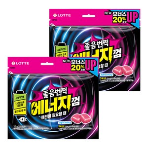 롯데웰푸드 졸음번쩍 에너지껌, 105g, 2개