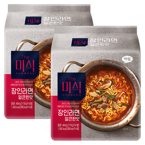 더미식 장인라면 얼큰한맛 116g, 8개