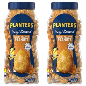 PLANTERS 허니로스티드 피넛, 453g, 2개