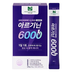 미라클루틴 아르기닌 6000, 280g, 1개