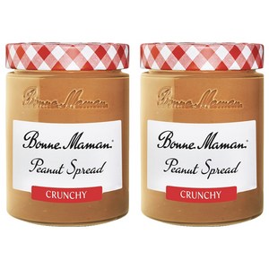 본마망 피넛 스프레드 크런치, 325g, 2개
