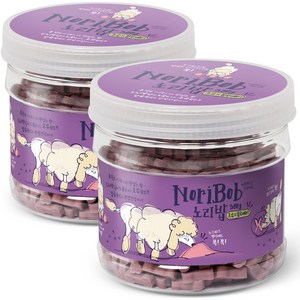 노리밥 강아지 노즈워크에는 간식, 혼합맛(초유/블루베..., 300g, 2개