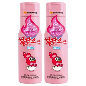삼양 까르보불닭소스, 200g, 2개