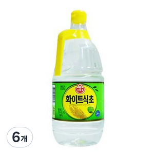 [오뚜기] 화이트 식초, 1.8L, 6개