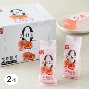 쉐프엠 젤리블리제로 피치플럼, 60g, 20개입, 2개
