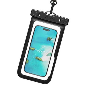 빅쏘 IPX8 원터치 4중 잠금 핸드폰 방수팩