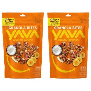 야바 그래놀라 바이트 코코넛바나나, 125g, 2개
