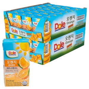 돌 오렌지 주스, 120ml, 64개